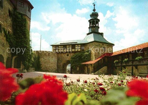 Ludwigsstadt Burg Lauenstein Innenhof