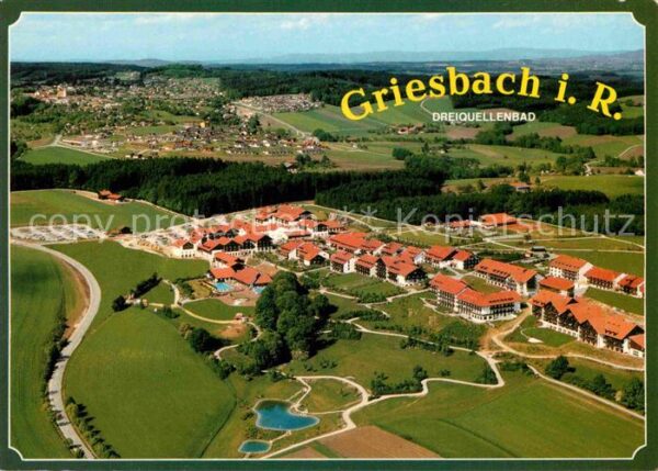 Griesbach Rottal Dreiquellenbad Luftbild