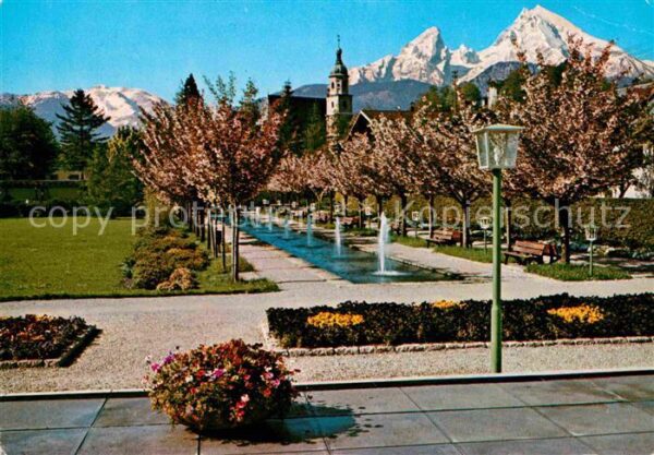 Berchtesgaden Kurpark Watzmann