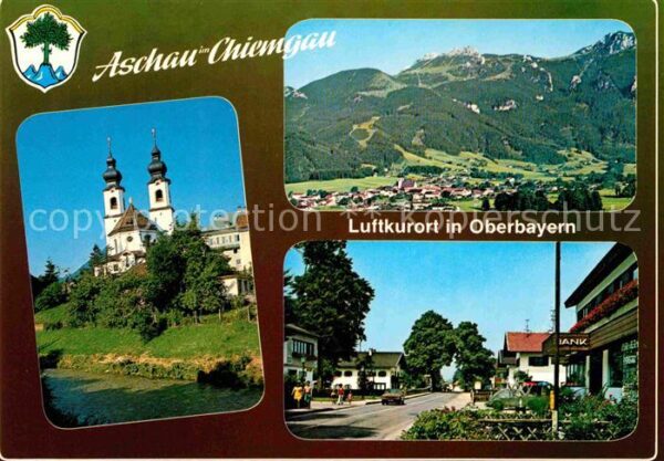 Aschau Chiemgau Alpen Ortsansicht Kloster