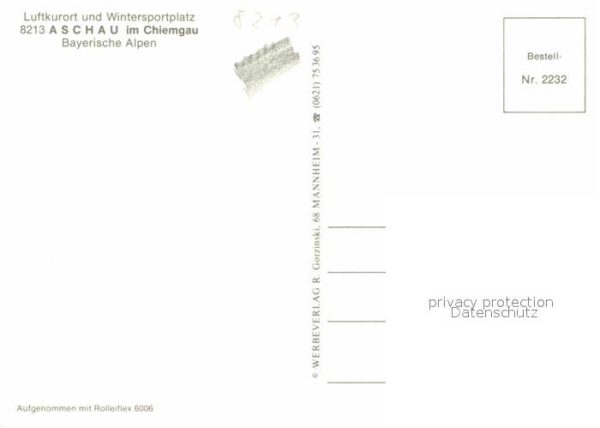 Aschau Chiemgau Alpen Ortsansicht Kloster – Bild 2