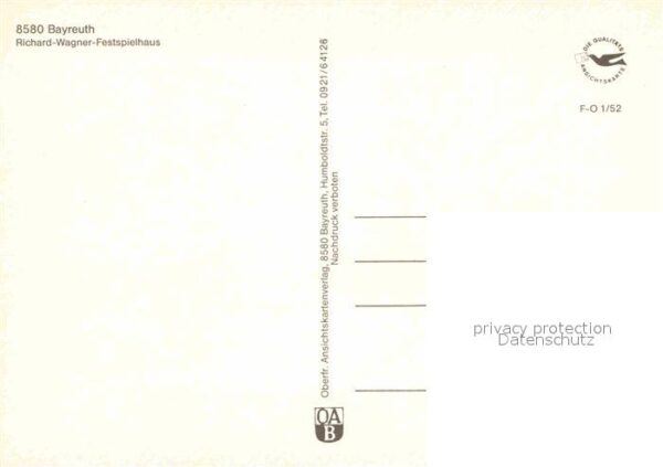Bayreuth Richard Wagner Festspielhaus – Bild 2
