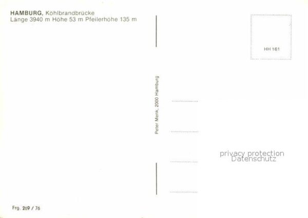 Hamburg Köhlbrandbrücke – Bild 2