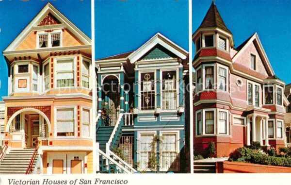 San Francisco California Victorian Houses