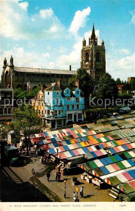 Norwich UK St. Peter Mancroft Church Market Place