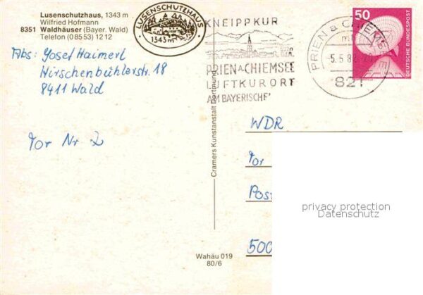 Waldhaeuser Neuschoenau Lusenschutzhaus – Bild 2