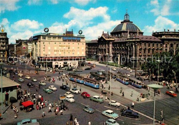 Muenchen Stachus Justizpalast