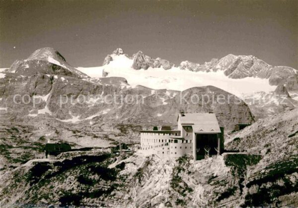 Obertraun Berghaus Krippenstein Fliegeraufnahme