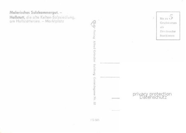 Hallstatt Austria Marktplatz – Bild 2