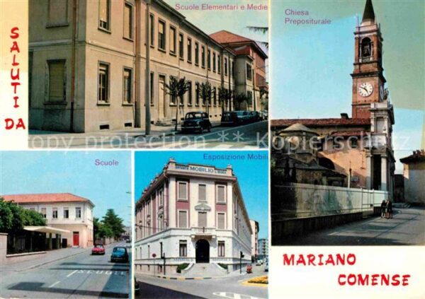 Mariano Comense Scuole Elementari e Medie Chiesa Prepos