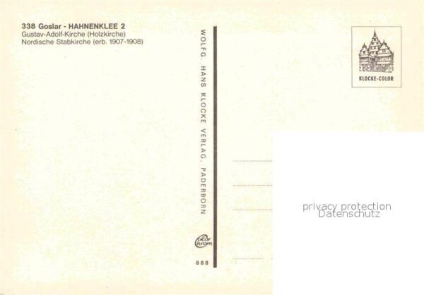 Hahnenklee-Bockswiese Harz Gustav-Adolf-Kirche – Bild 2