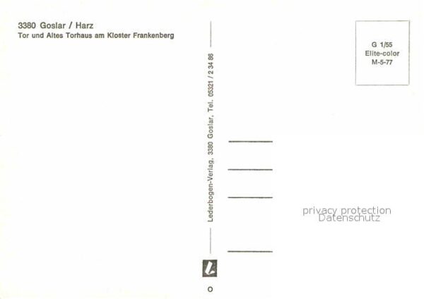 Goslar Tor Altes Torhaus Kloster Frankenberg – Bild 2