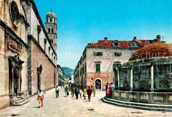 Dubrovnik Ragusa Placa s Onofrijevom cesmom