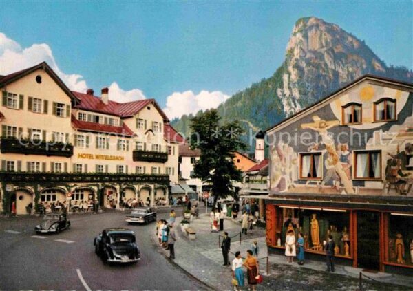 Oberammergau Dorfplatz Kofel