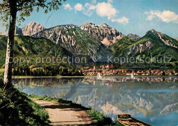 Fuessen Allgaeu Forggensee Köllespitze Schlicke Vilser
