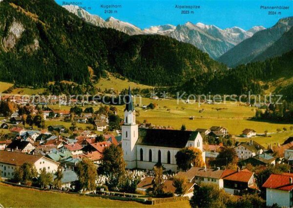 Hindelang Bad Oberdorf Kugelhorn Alpelespitze Rau