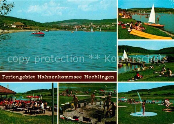 Hechlingen See Hahnenkammsee Segelboot