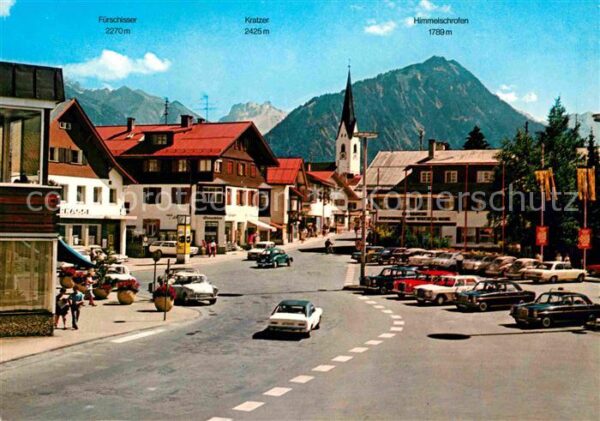 Oberstdorf Bahnhofsplatz Fürschisser Himmelschrofe