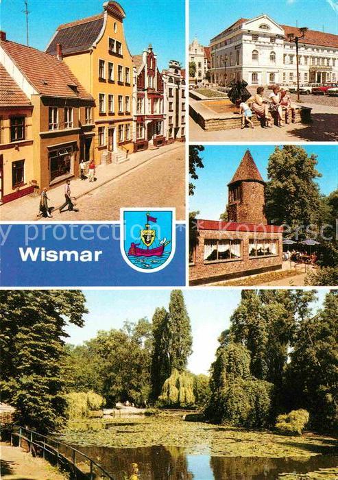 Wismar Mecklenburg Bohrstrasse Westportal des Rathauses Ei
