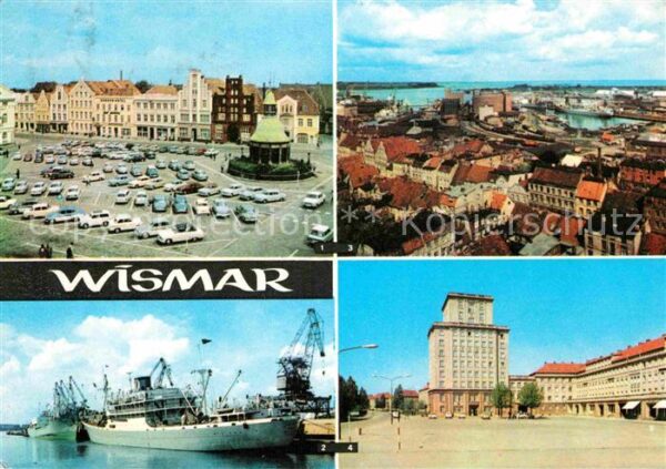 Wismar Mecklenburg Markt Überseehafen Platz des Friedens