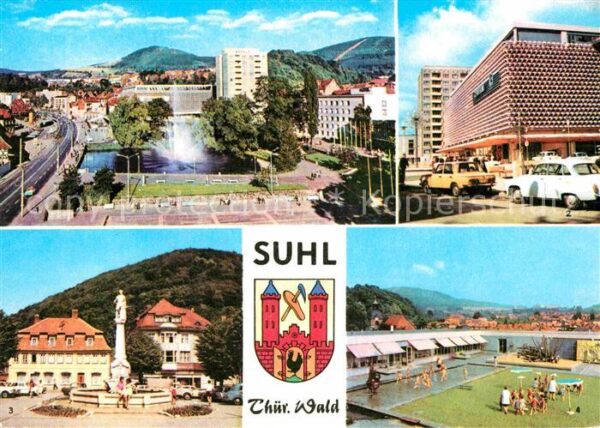 Suhl Thueringer Wald Stadtzentrum Warenhaus Centrum Markt