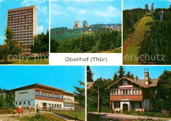 Oberhof Thueringen FDGB-Erholungsheim Rennsteig Interhotel