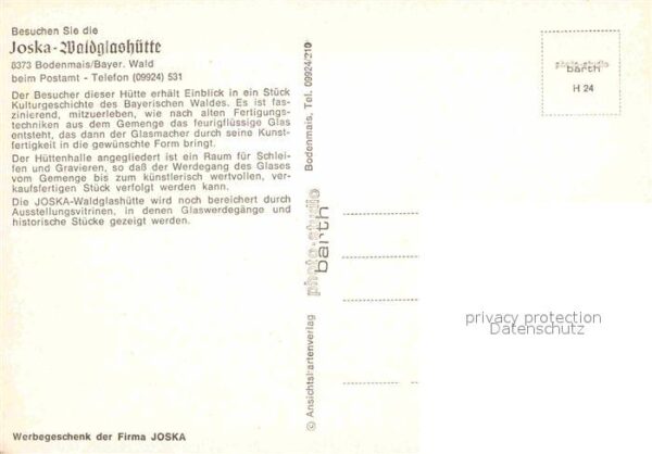 Bodenmais Joska-Waldglashütte – Bild 2