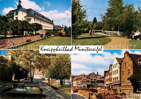 Bad Muenstereifel Kurhaus Kurpark Fachwerkhäuser am Markt