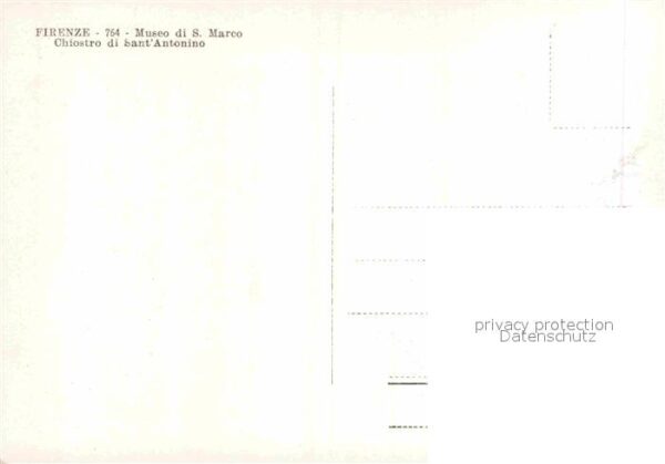 Firenze Florenz Museo di S. Marco Chiostro di Sant Anto – Bild 2