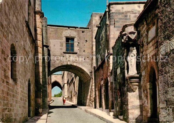 Rhodos Rhodes Aegaeis Rittergasse