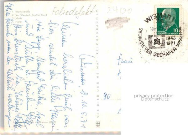Wismar Mecklenburg Kramerstrasse Wendorf Kaufhof Nord Mark – Bild 2