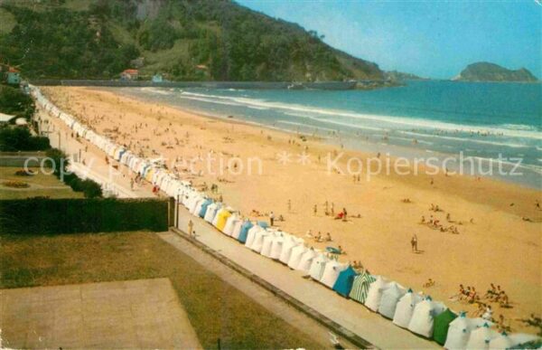 Zarauz Playa y raton de Guetaria