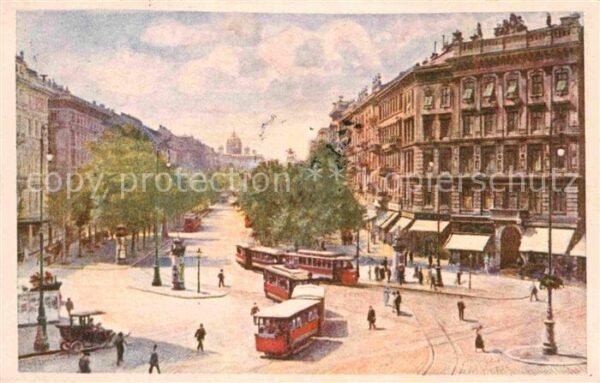 Wien Kärntnerrring Strassenbahn