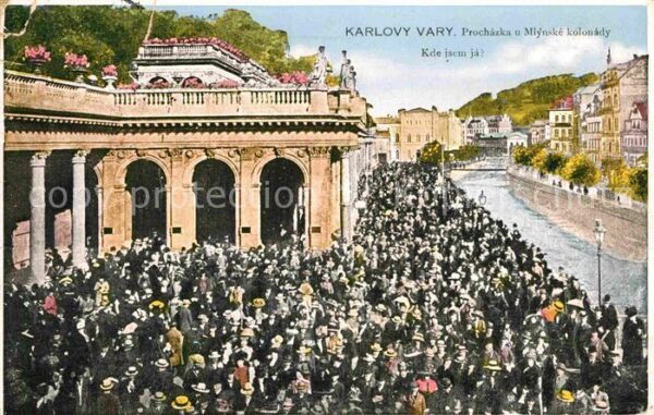 Karlovy Vary Prochazka u Mlynske Kolonady