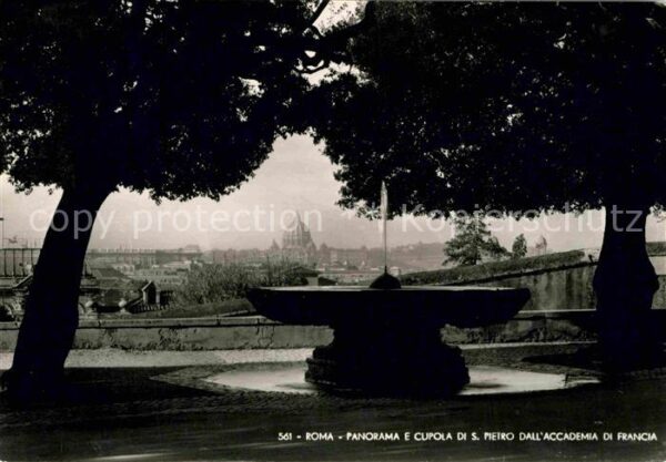 Roma Rom Panorama e Cupola di s. Pietro dall Acc
