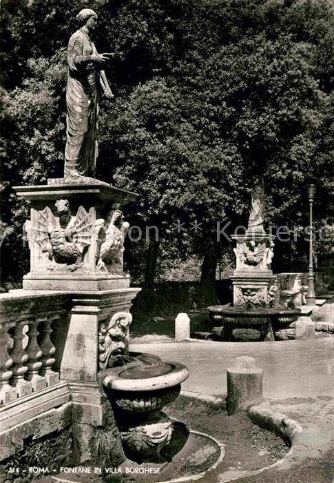 Roma Rom Fontane in Villa Borghese