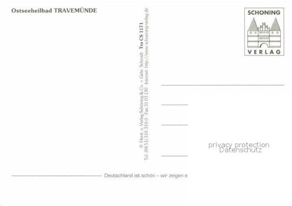 Travemuende Ostseebad Fliegeraufnahme mit Strand und Hafen – Bild 2