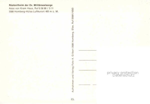 Huelsa Rüstzeitheim der Evangelischen Militärs – Bild 2