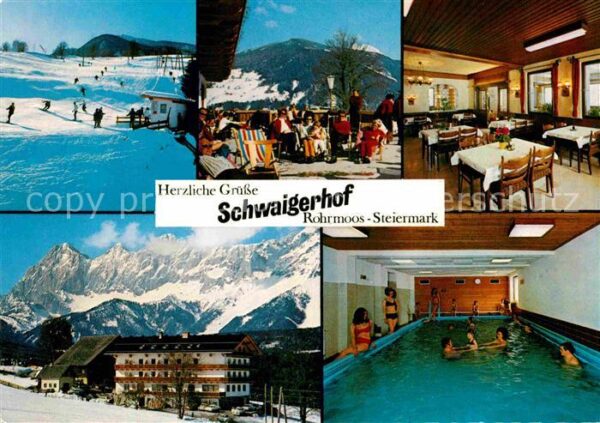 Rohrmoos Schladming Schwaigerhof Skigebiet Schwimmbad