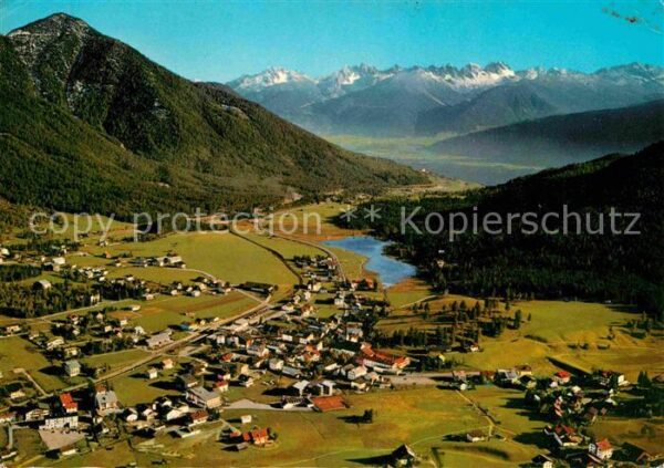 Seefeld Tirol Fliegeraufnahme Inntal Kalkkögel