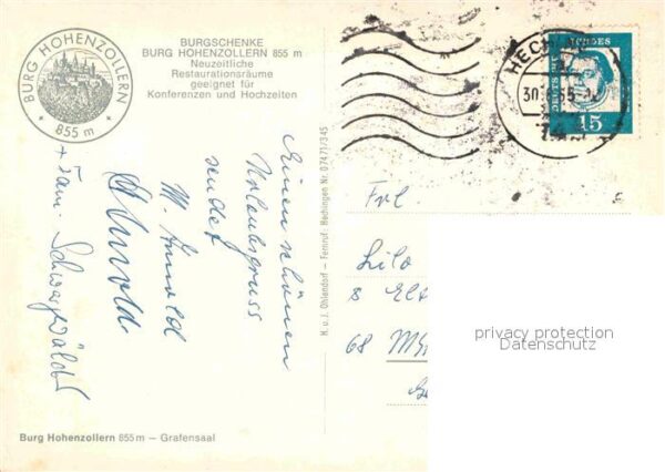 Burg Hohenzollern neuzeitliche Restaurationsr?ume – Bild 2