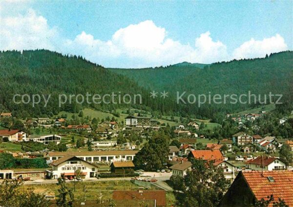 Bodenmais Fliegeraufnahme Kurhaus Hallenbad Schwi
