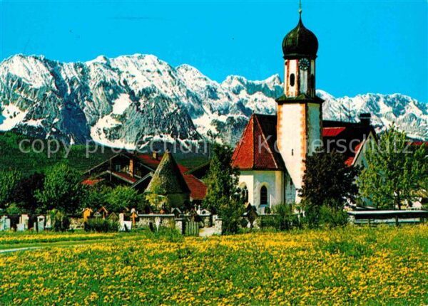 Wallgau mit Jakobskirche