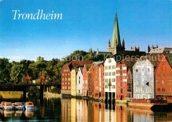 Trondheim Bryggene ved Nidelven