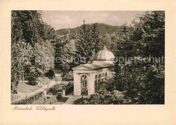 Marienbad Tschechien Boehmen Waldquelle