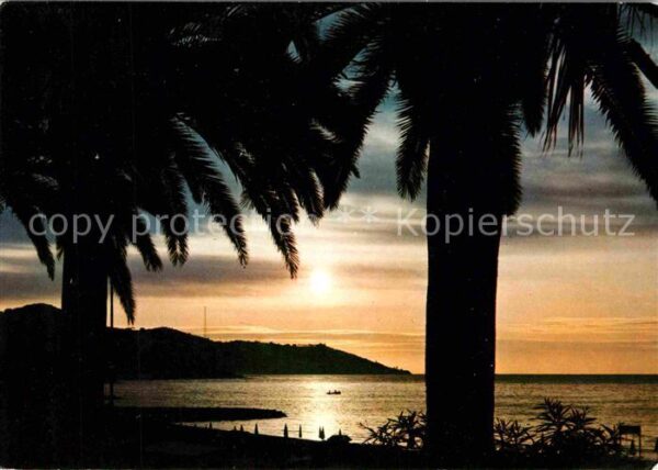 San Remo Aurora Morgenröte am Meer