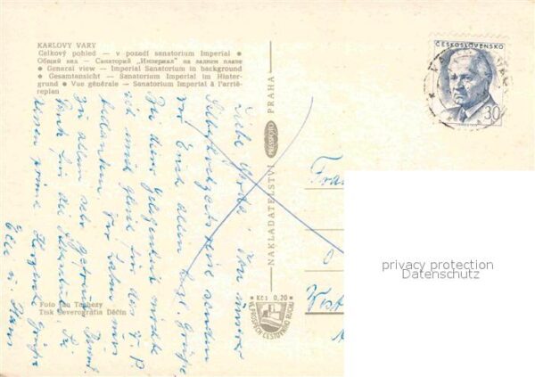 Karlovy Vary Fliegeraufnahme mit Sanatorium Imperial – Bild 2