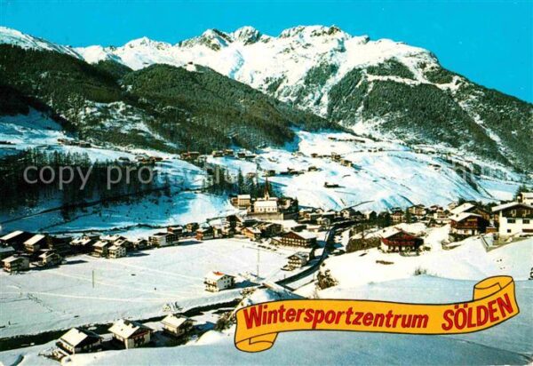 Soelden Oetztal mit Grieskogel
