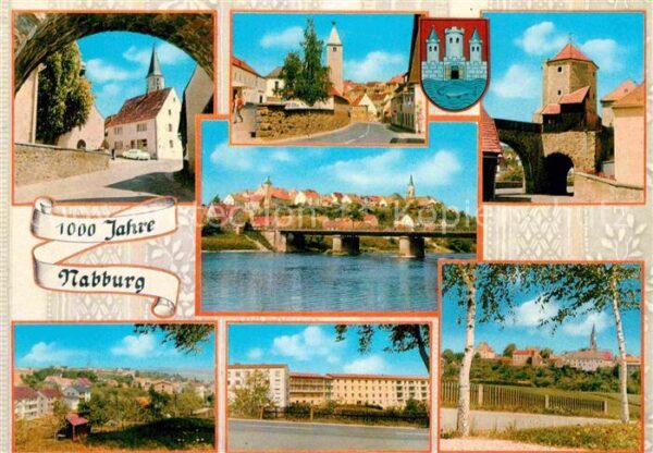 Nabburg Brückenpartie und Stadt