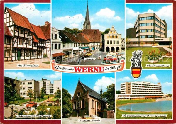 Werne Unna Kirchplatz Markt Holtkamp St. Christoph